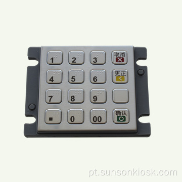 PIN pad criptografado de 16 teclas